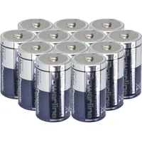 Panasonic 12x Panasonic LR20 Powerline Mono Batterie D Industrial