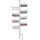 Harms DS Gartenschild Wegweiser, 8 Planken beschriftet, Eisenschild, Metallschild 125 cm hoch