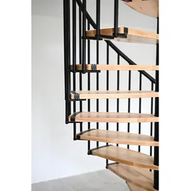 Minka Spindeltreppe Luna 38 305,5 cm Holz Weiß