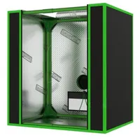 Mini Grow-Box 50x35x50 cm für Indoor-Zucht, Zuchtzelt, Growschrank, Growzelt, Zuchtbox, Gewächszelt, Homebox, lichtdicht