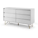 SalesFever Kommode 120 x 70 x 40 cm Weiß