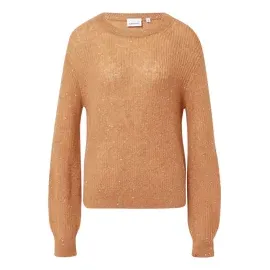 Comma, Strickpullover braun, 38