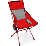 normani Outdoor Sports Campingstuhl Nemaska Rot/Schwarz