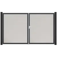 GROJA Steckzaun Tor BasicLine DIN Rechts DB Weiß