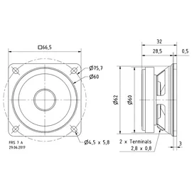 Visaton  FRS 7 A - 8 Ohm