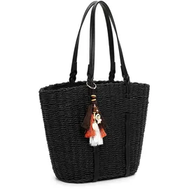 SURI FREY SFY Nandy Shopper Papierstroh Black