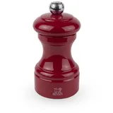 Peugeot Bistro Pfeffermühle 10 cm Passionsrot lackiert Holz