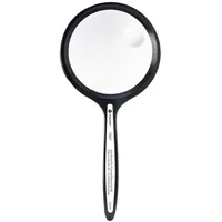 TOOLCRAFT TO-8976468 Handlupe Vergrößerungsfaktor: 2 x, 4 x Linsengröße: (Ø) 76 mm Schwarz