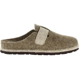 ROHDE Damen Pantoffel Filz Hausschuh Klettverschluss Wechselfußbett D.Meran 6812, Größe:38 EU