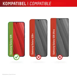 Displex Panzerglas + Schutzhülle für Samsung S26