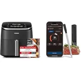 COSORI Heißluftfritteuse Airfryer, 9-in-1 Turboblaze Air Fryer XXL 6L + COSORI Erstes Smartes Fleischthermometer