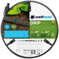 Cellfast Tropfschlauch 7,5 m schwarz