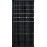 EnjoySolar enjoy solar 150W 12V Monokristallines Solarmodul, 182mm Solarzellen 10 Busbars Solarpanel ideal für Wohnmobil, Balkonanlage, Gartenhäuse, Boot