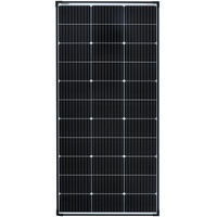 EnjoySolar enjoy solar 150W 12V Monokristallines Solarmodul, 182mm Solarzellen 10 Busbars Solarpanel ideal für Wohnmobil, Balkonanlage, Gartenhäuse, Boot