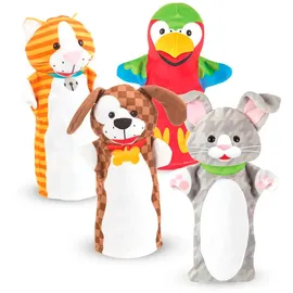 Melissa & Doug Hand Puppen Playful Pets