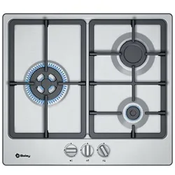 Balay 3ETX563HB Gas-Kochfeld – 60 cm, Edelstahl – Stilvolles Kochen mit Profi-Performance