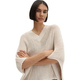 Someday Strick Poncho Basona Beige