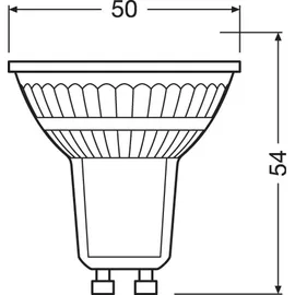 Osram LED Three Step PAR16 80 36° warmweiß GU 10 - 4,5 W