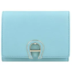 AIGNER Fashion Geldbörse RFID Schutz Leder 12.5 cm aquamarine blue