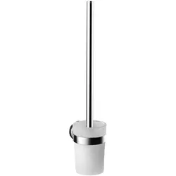 Emco round Toilettenbürstengarnitur, glas 431500101, Accessoires, chrom