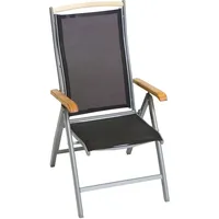 Merxx Siena Klappsessel 120 x 60 x 74 cm schwarz