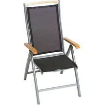 Merxx Siena Klappsessel 120 x 60 x 74 cm schwarz