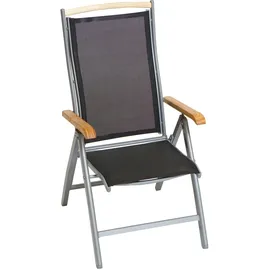 Merxx Siena Klappsessel 120 x 60 x 74 cm schwarz
