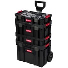 Kreher Werkzeugtrolley (Set, 4 St), 3 Boxen, 1 Trolley rot|schwarz