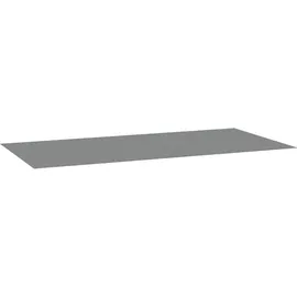 vidaXL Poolabdeckplane grau 999x500 cm