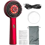 MLqkpwy Elektrischer Kopfhautmassagebürste - 2 In1 Haaröl Applikator Scalp Massager Kopfmassage BüRste, Elektrisches Kopfhaut MassagebüRste Und Applikator Flasche Haare, Tragbare Kopfmassagebürste