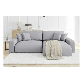 s-style möbel S-STYLE Ecksofa Emma - grau ¦ Maße (cm): B: 234 H: 78