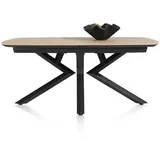 XOOON Masura 180 - 240 x 77 x 110 cm Eiche natur/schwarz