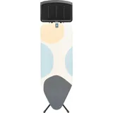 Brabantia Bügelbrett C 124 x 45 cm, spring bubbles