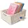 Creative Home Weidenkorb Aufbewahrungskorb handgeflochten 40 x 30 x 16 cm weiß