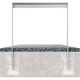 Schake GmbH Anlehnbügel aus Flachstahl 80 x 12 mm, mit