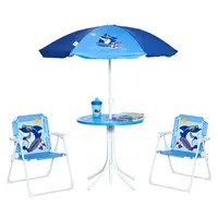 Outsunny Kindersitzgruppe 4-tlg. Blau