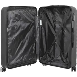 Kingston Koffer-Set 3-tlg. schwarz/lila