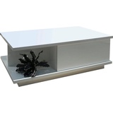 Places of Style Couchtisch »Piano«, UV lackiert, Wohnzimmer Tisch mit Schublade inkl. Soft-Close Funktion, weiß