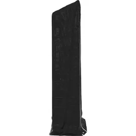 vidaXL Brennholzregal mit Regenschutz 200,5 x 100,5 x 110,5 cm Schwarz