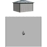 4 Seitenteile Fur 3x3 M Pavillon Seitenwande Mit Haken Polyester Hellgrau Ideal Fur Gartenpavillon Partyzelt 302 X 205 Cm 211500191