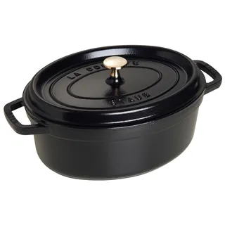 29 cm oval schwarz