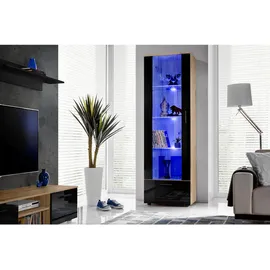 komodee Vitrine, Alessandria A1 Wotan/Schwarz 60x192x42 cm,