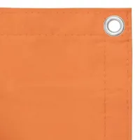 vidaXL Balkon-Sichtschutz Orange 75x400 cm Oxford-Gewebe