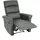 MCW Fernsehsessel J96 Kunstleder 84 x 104 x 0 cm Grau mit Liegefunktion