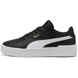 Puma Carina 3.0 Damen Schwarz/Weiß/Gold 36