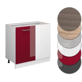 Vicco Eckunterschrank R-Line 86 x 46 x 81,5 cm Weiß