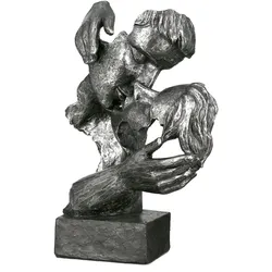 GILDE Dekofigur »Skulptur Addiction, anthrazit«, anthrazit, Polyresin GILDE anthrazit