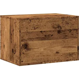 vidaXL Katzenklo Altholz-Optik 60x40x40 cm Braun