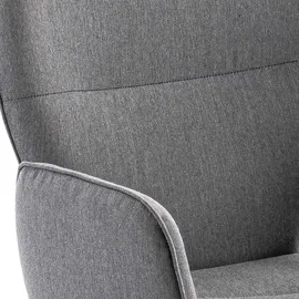 Niehoff Sessel Alvaro Teak - canvas heather anthrazit
