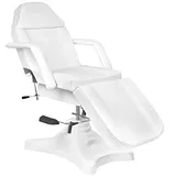 Activeshop Basic 234 Kosmetikliege Massageliege Massagetisch Massagestuhl Kosmetikstuhl Therapieliegen Behandlungsliege Weiss bis 180 kg belastbar Premium-PU-Leder 180 x 63 x (64-80) cm (L x W x H)